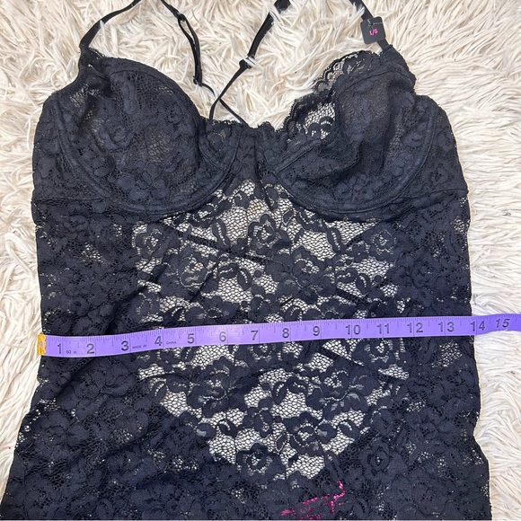 ◾️Lasenza Lace Lingerie Bodysuit With Criss Cross  Back Straps - Picture 10 of 11